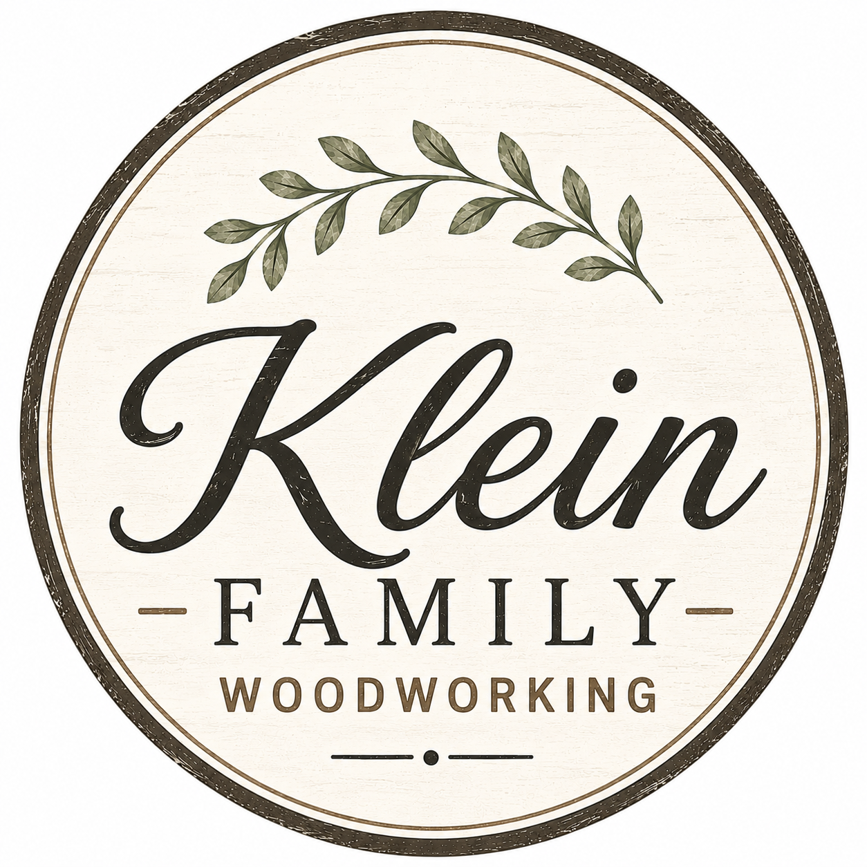 Klein Family Woodworking Logo